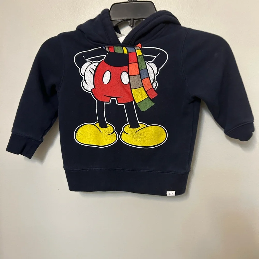 GAP Kids Navy Hoodie with‎ Cartoon Design